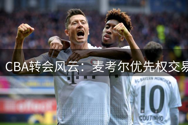 CBA转会风云：麦考尔优先权交易一年后 广州队重新签回旧将